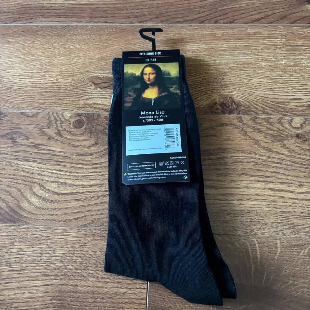 Artist Series Mona Lisa Crew Socks